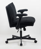 Cross-Legged Friendly Office Chair with Criss Cross Frame, Rolling Casters & Fold-Down Arms, 85266268