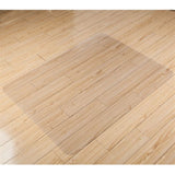 PVC Dull Polish Chair Mat Protection Floor Mat 90x120x0.2cm Rectangular 73468178