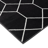 Trellis Geometric Woven Area Rug B03598017