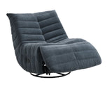 ZUN ACME Talmon Glider Recliner w/Swivel, Shadow Chenille LV02751