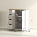 ZUN Kitchen Cabinet/ Bathroom Cabinet 13782012