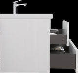 42" Floating Bathroom Vanity with Sink, Modern Wall-Mounted Bathroom Storage Vanity Cabinet with W1573P152686
