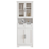 MDF Spray Paint 4 Doors 1 Pump Bathroom Cabinet White 26753430