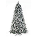 ZUN 9ft 2094 Branch Automatic Tree Structure PVC Material Green Flocking 900 Lights Warm Color Four 48859879