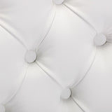 A&A Furniture,Nikki Collection Modern,High-end Tufted Solid Wood Contemporary PU and Velvet W114390195