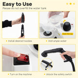 Steam cleaner with large water tank 99117134