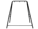 133*137*180cm Wrought Iron Four-Legged Standing 200kg Three Rings Hanging Chair Frame Black 76632052