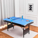 ZUN 5.5FT 3 in 1 Billiard table, 3 in 1 pool table, 5.5FT game table, 3 in 1 table tennis table, W2377P149840