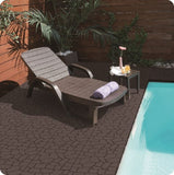 New Stone texture 12" Patio Deck Tiles, DIY Module Interlocking Decking Tiles Floor Tile,Easy and W3022P251867