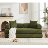 78.5" Folding Out Sleeper Sofa Bed,4-in-1 DIY Combination W1628P216722