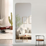 60"x 15" inch Full Body round corner mirror for Living Room Bedroom Cloakroom Wall with 68969273