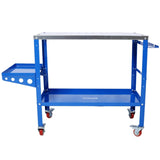 Welding Table 36"x18", 1200lbs Load Capacity Steel Welding Workbench Table on Wheels, Portable Work 31724673