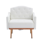 ZUN Accent Chair ,leisure single sofa with Rose Golden feet 35743683