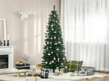 7 foot green Christmas tree with bracket 80170700