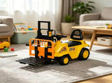 3-Year-Old Boys & Girls Forklift Ride-on Toy Sit and Scoot Construction Toy with Under Seat 61242714