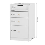 Small Vanity Desk with Mirror - White Makeup Vanitys Set Make up Table with Chair, Drawers, Mini 04096982