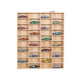 Wooden 1/64 Scale Toy Car Hot Diecast Wheels Matchbox Display Case Storage Gift 72294333