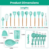 35Pcs Kitchen Cooking Utensils Set Spatula Set Baking Utensil Set Kitchen Accessories Necessities 72239215