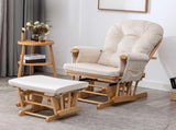 Glider Rocker Replacement Cushions with Storage Pocket, 5PCS, Soft Velvet Thickened, Washable 76853617