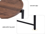 Small Coffee Tables 2-tier Modern Sofa Side Table with Wood Storage Shelf Living Room End Tables 48074835