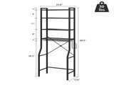 Over Toilet Bathroom Organizer, 4-Tier Adjustable Storage Rack, Space-Saving Shelf for Tight Areas, 52162028
