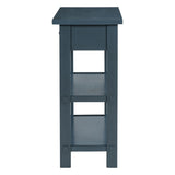 ZUN TREXM Retro Console Table with Drawer and Two Sturdy Shelves for Entryway, Living Room N715P195561M