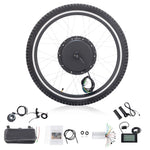 ZUN 26in 1000W Rear Drive With Tires Bicycle Modification Parts Black 34687481