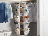 Canvas Carousel Hanging Closet Organizer, 5-Tier/40-Pocket 82825967