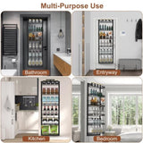 6-Tier Over the Door Pantry Organizer, Large Metal Door Spice Rack, Hanging Heavy-Duty Pantry Door 68119486