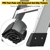 5 Step 375lbs Aluminum Rolling Platform Ladder W2529P251558