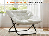 Comfy Chair for Adults, Soft Faux Fur Folding Lounge for Bedroom Living Room Dorm Rooms Flexible 51589520