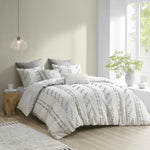 ZUN 3 Piece Cotton Jacquard Duvet Cover Set B03596506