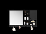 36 Inch Wall Mounted Medicine Cabinet, Bathroom Storage Cabinet with Mirror Door and Adjustabl N710P254924B