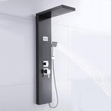 Stainless Steel Bathroom Shower Panel Rain Waterfall Spray with Handshower Kit 52586074