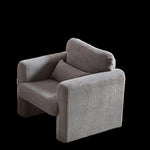 ZUN 33"Corduroy Fabric Single Sofa, Modern Lounge Chairs Single Sofa with Support Pillow , for W834P171870