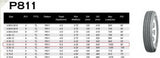 1050LBS Ply Rating 6 5.30-12 Pattern P811 millionparts Front,Rear 2x tires 75366720