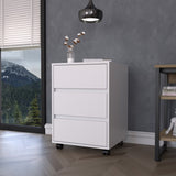 Eagle Creek 3-Drawer Rectangle Filing Cabinet White B06280483