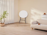 31" Round High-Top Folding Table, White 28002254