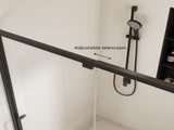 44-48" W x 72" H Scalable adjustable frame Shower Door with 1/4" Clear SGCC Tempered W2965P364887