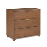 ZUN Pixie 3 Drawer Dresser in Walnut B022P204849