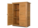 87*46.5*160cm Black Single Slope Top Fir Garden Storage Box Storage Room Yellow 40647459