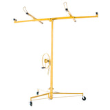 ZUN Drywall Panel Lifter Drywall Panel hoist Panel Hoist Jack Lifter 11ft yellow color W167683067