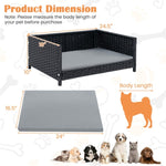 ZUN Dog bed with cushion 34878718