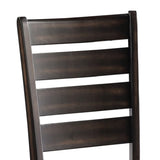 Black and Espresso Ladder Back Side Chairs B062P182738
