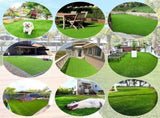 Artificial Turf Grass 6.5ftx15ft,Realistic Fake Grass Rug with Drainage Holes,20MM Indoor Outdoor 97457589