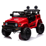 ZUN Licensed TOYOTA FJ Cruiser,12V Kids ride on car 2.4G W/Parents Remote Control,electric car for W1396107513