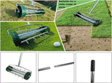 Heavy Duty Rolling Lawn Aerator, Rotary Push Tine Spike Soil Lawn Aerator Gardening Tool with 36790903