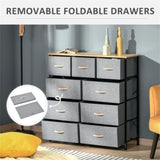 Kitchen Storage Cabinet/Fabric Cabinet-Light Grey 66821456