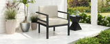 27.7'' Modern Outdoor Lounge Chair with Aluminum Frame, Weather-Resistant Cushions, Sleek Design, N767P237029B