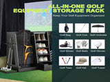 Wooden Golf Bag Organizer and Storage Rack 36669055